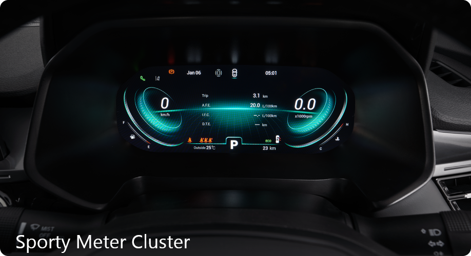 sporty-meter-cluster